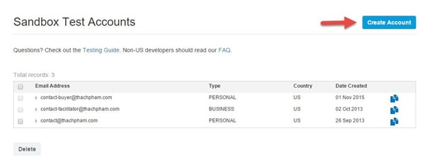 Tài khoản Paypal Sandbox là gì